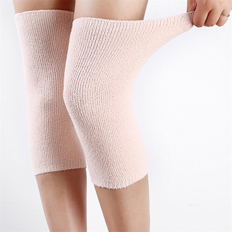 Running Gear In Winter - 1組 冬用あったか膝パッド 竹炭入り 保護ギア 女性 男性用