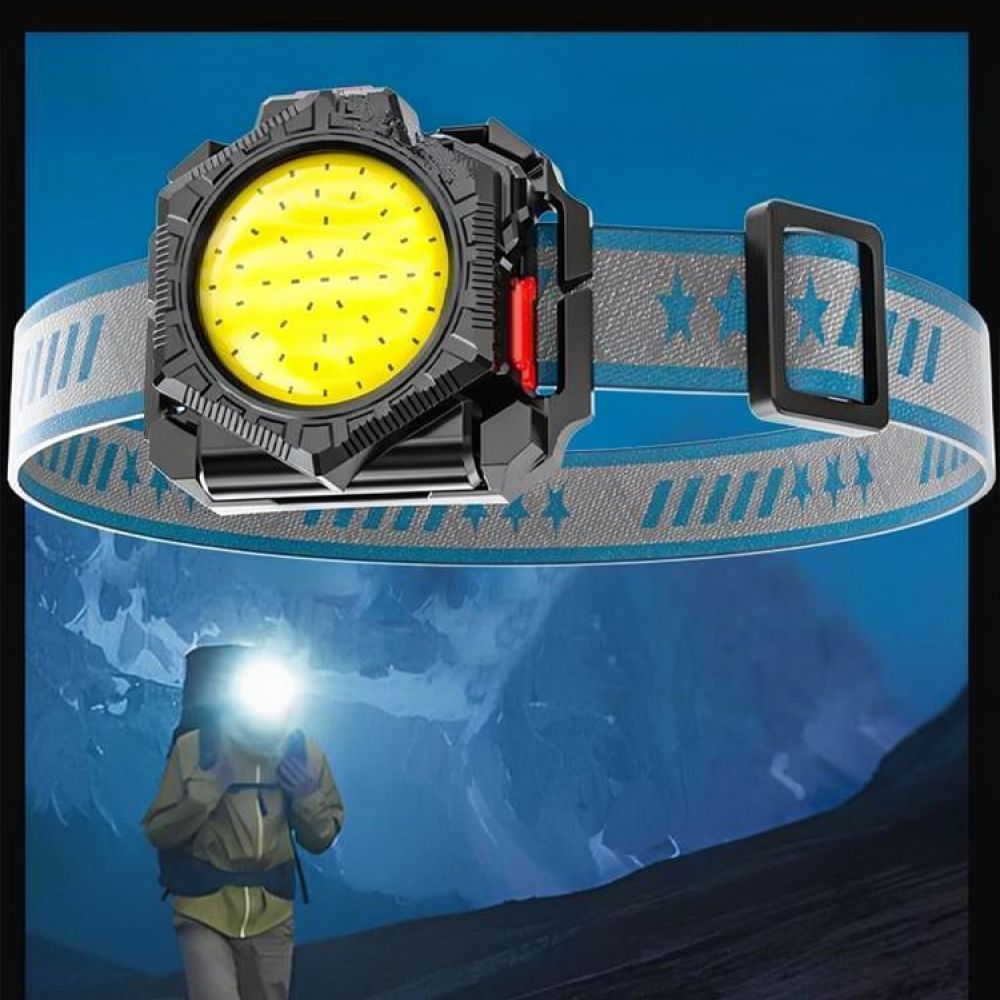 Running Gear Night - コンパクトなLED懐中電灯。ハイキングやキャンプに最適。充電式で、安全ライトとしても使用可能。リストストラップとウエストクリップ付き。赤色光を発光。