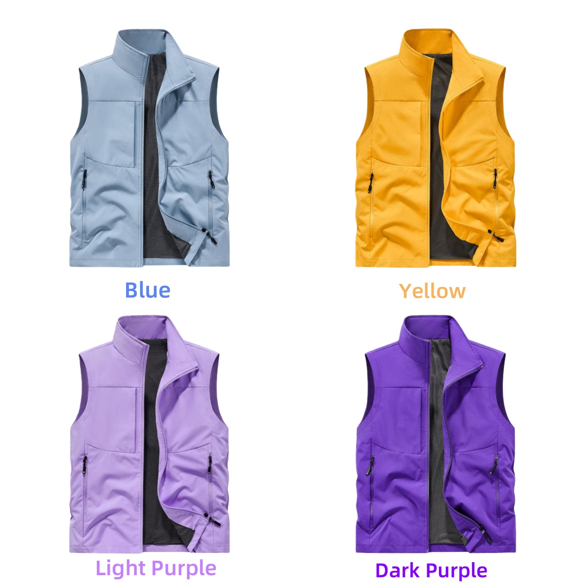Running Gear Jacket - ハイキング釣りベスト男性防水防風ノースリーブランニングジャケットオートバイ屋外防水バイカーベスト男性服