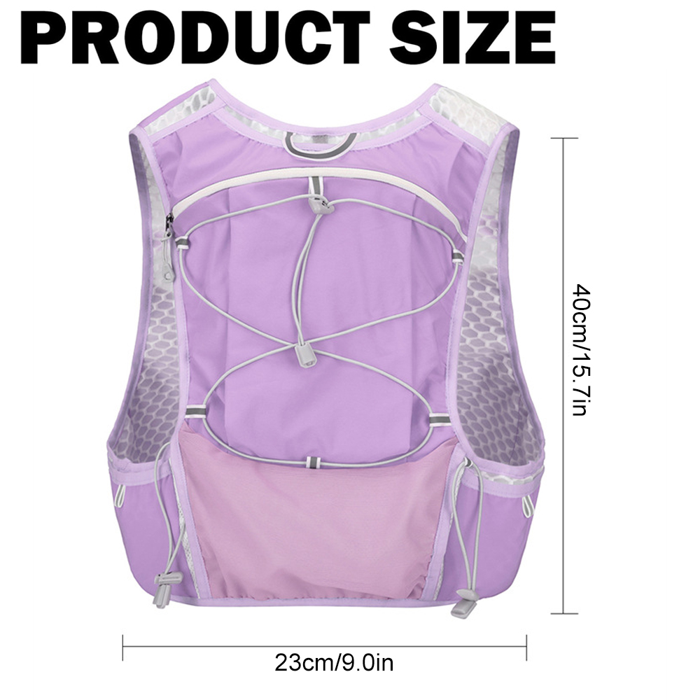 軽量ハイドレーションベストバックパック 通気性 トレイルラン - Reflective Running Jacket のレビューと価格