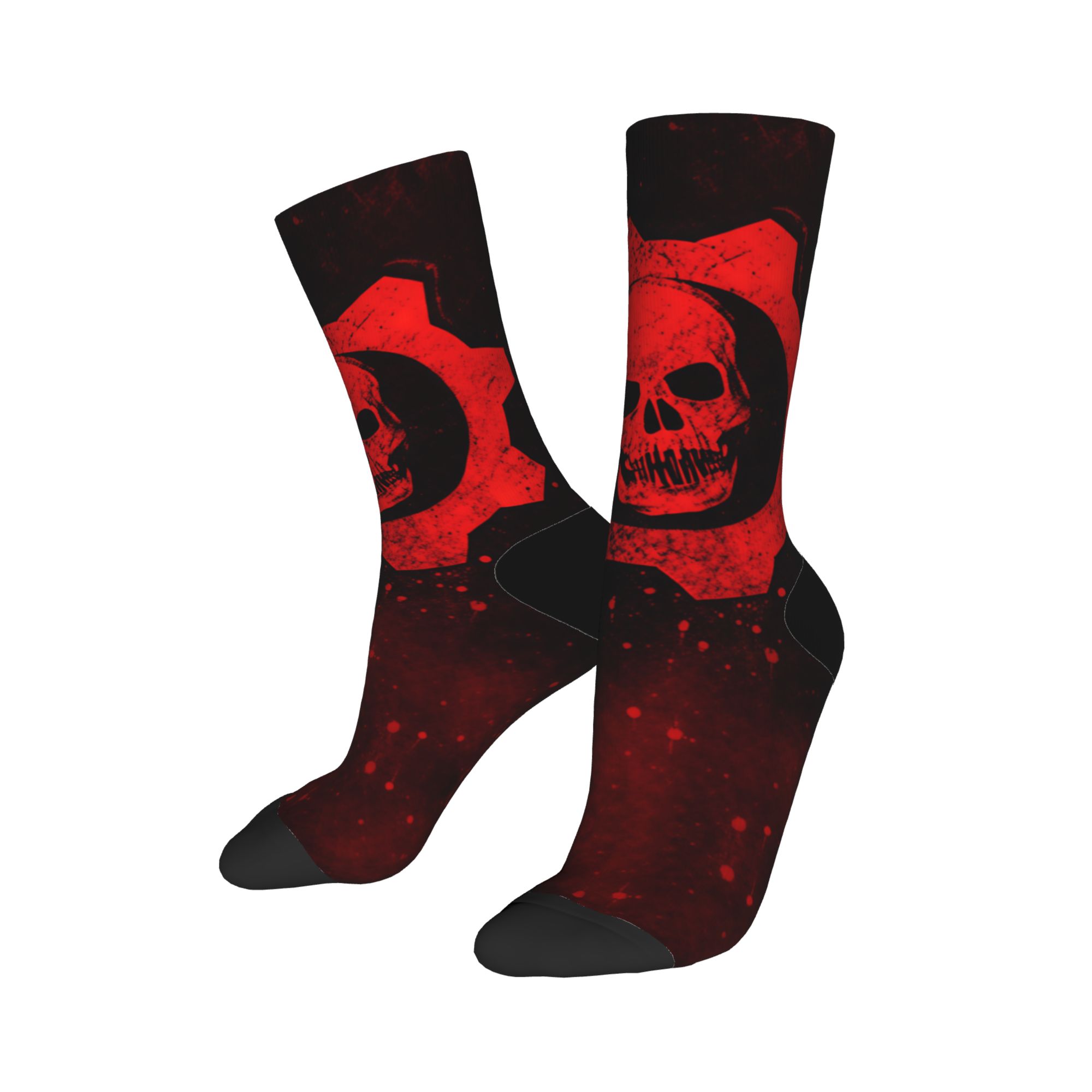 G-Gears Of War ソックス。面白い柄の靴下。男性 - Running Gear Youtube のレビューと価格