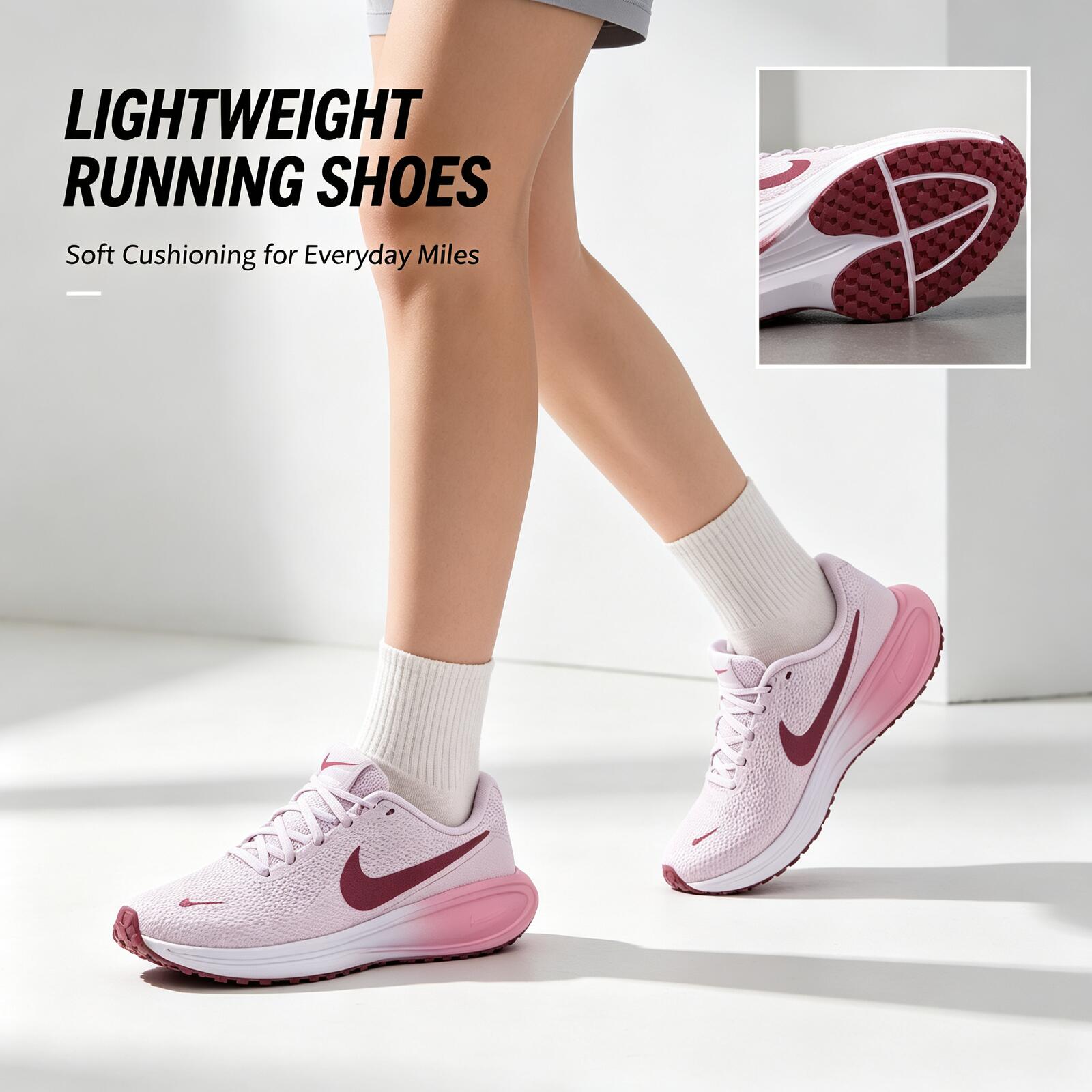 ナイキ レディース ピンク ランニング シューズ 軽量 通気 - Running Gear Nike のレビューと価格