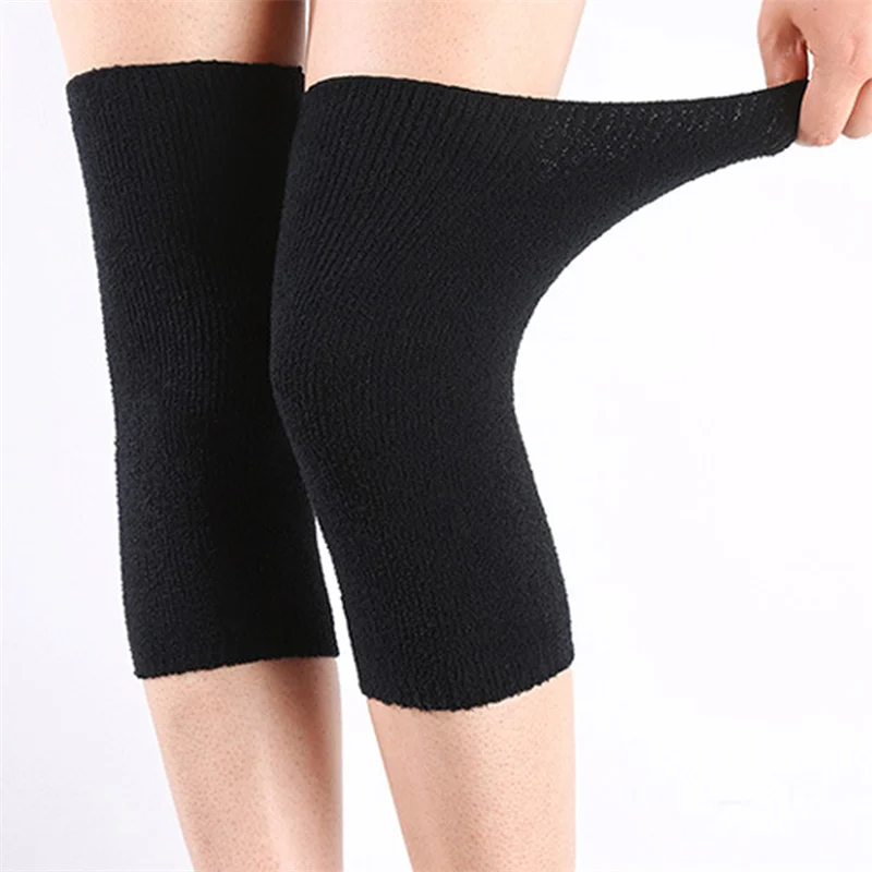1組 冬用あったか膝パッド 竹炭入り 保護ギア 女性 男性用 - Running Gear In Winter のレビューと価格