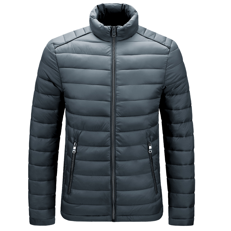 メンズ軽量アウトドアパファージャケット、フード付き保温サーマ - Running Gear Jacket のレビューと価格