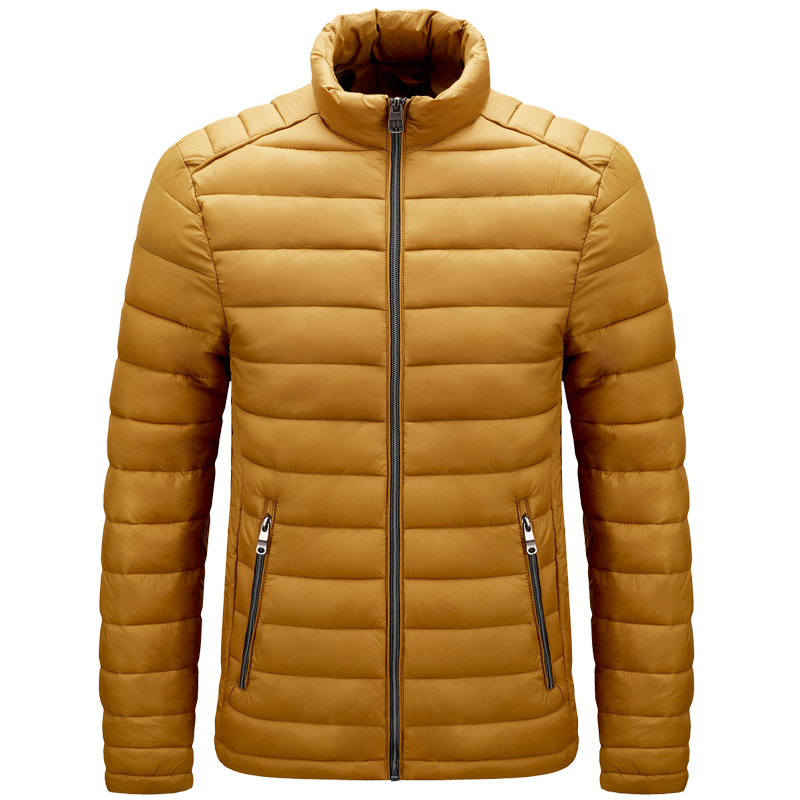 メンズ軽量アウトドアパファージャケット、フード付き保温サーマ - Running Gear Jacket のレビューと価格