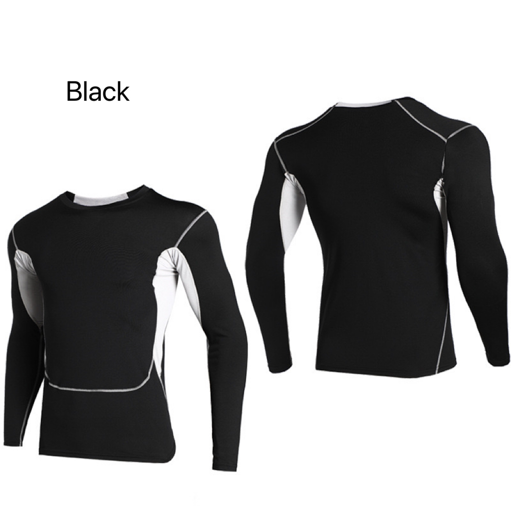 メンズ サーマル コンプレッション シャツ 長袖 アスレチッ - Running Gear In Winter のレビューと価格