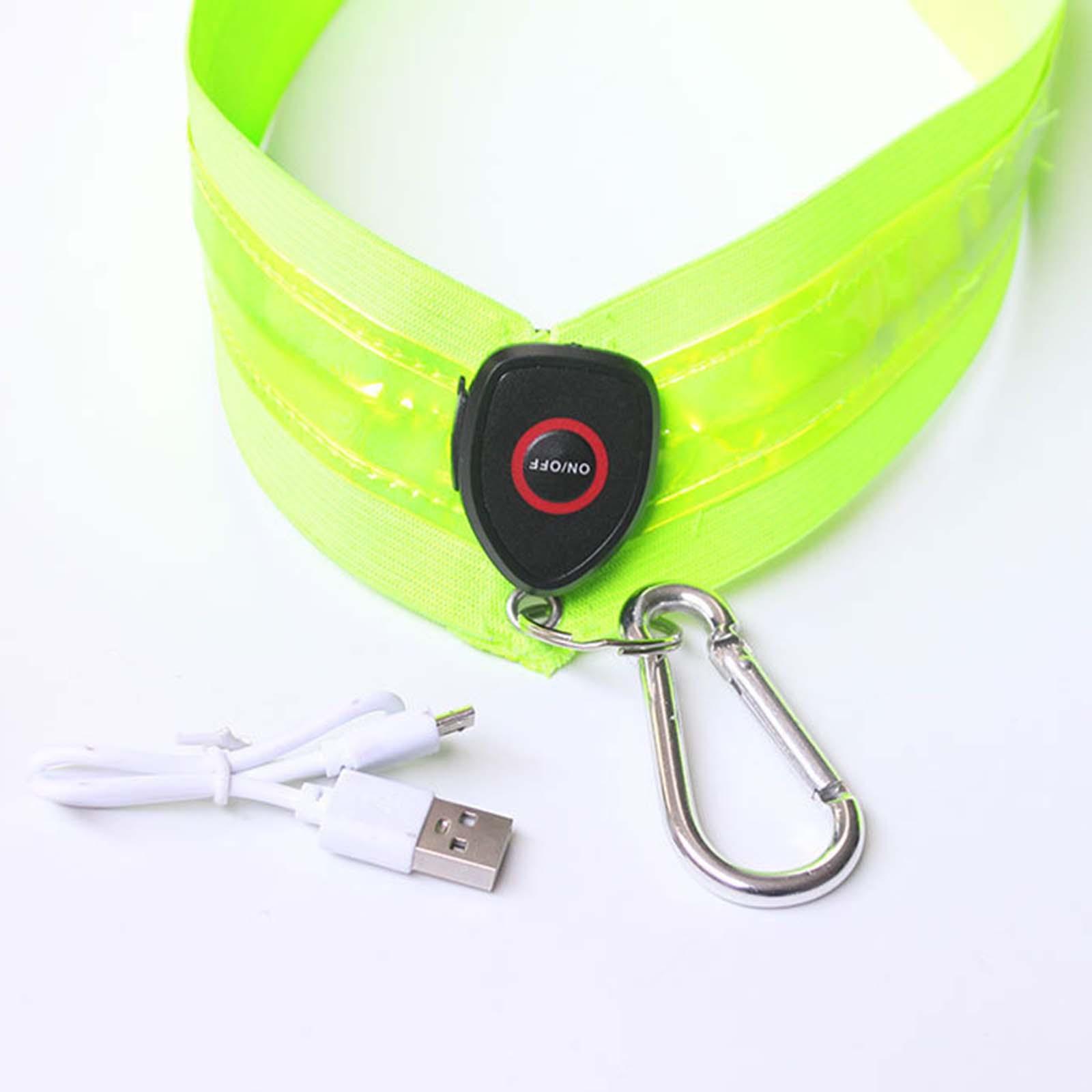 LEDナイトランニング用具、USB充電式LED反射ベルト、ア - Running Gear Night のレビューと価格