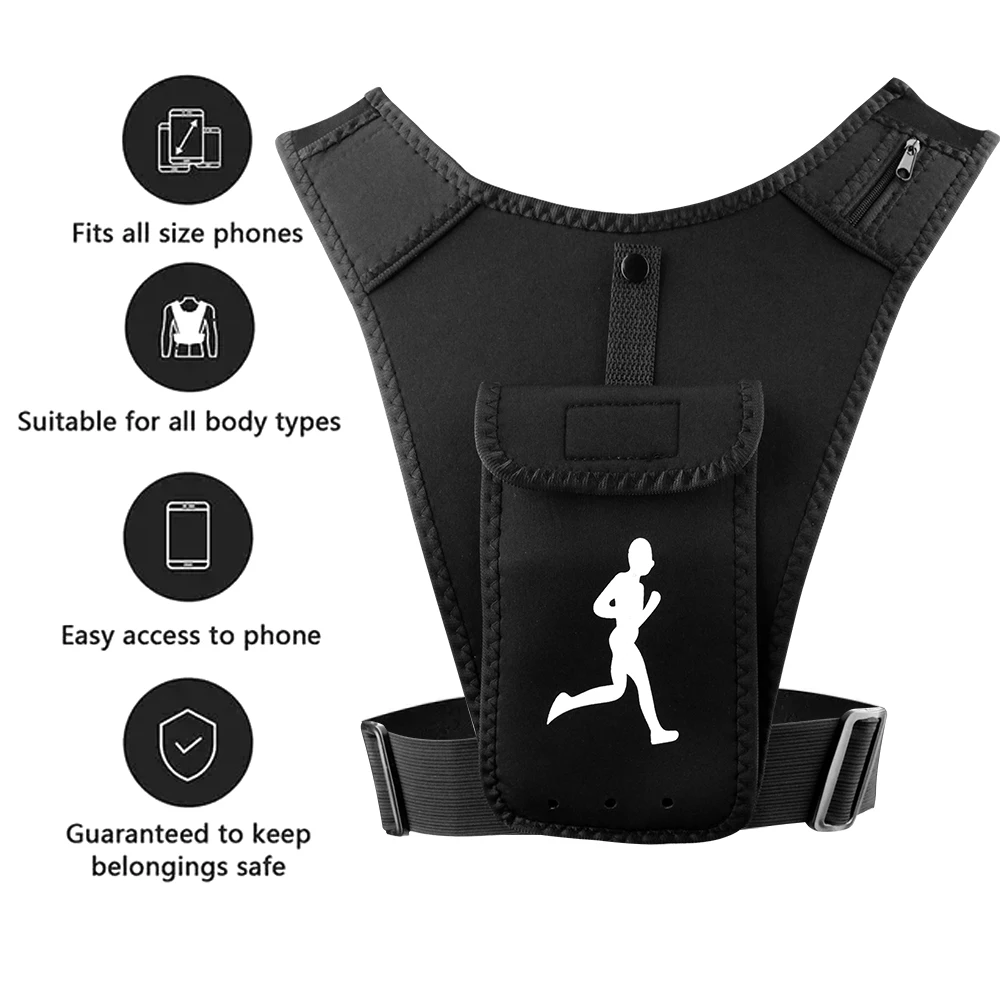Xqqmxx-男性と女性のためのランニングベスト、電話ホルダ - Running Gear Hydration のレビューと価格