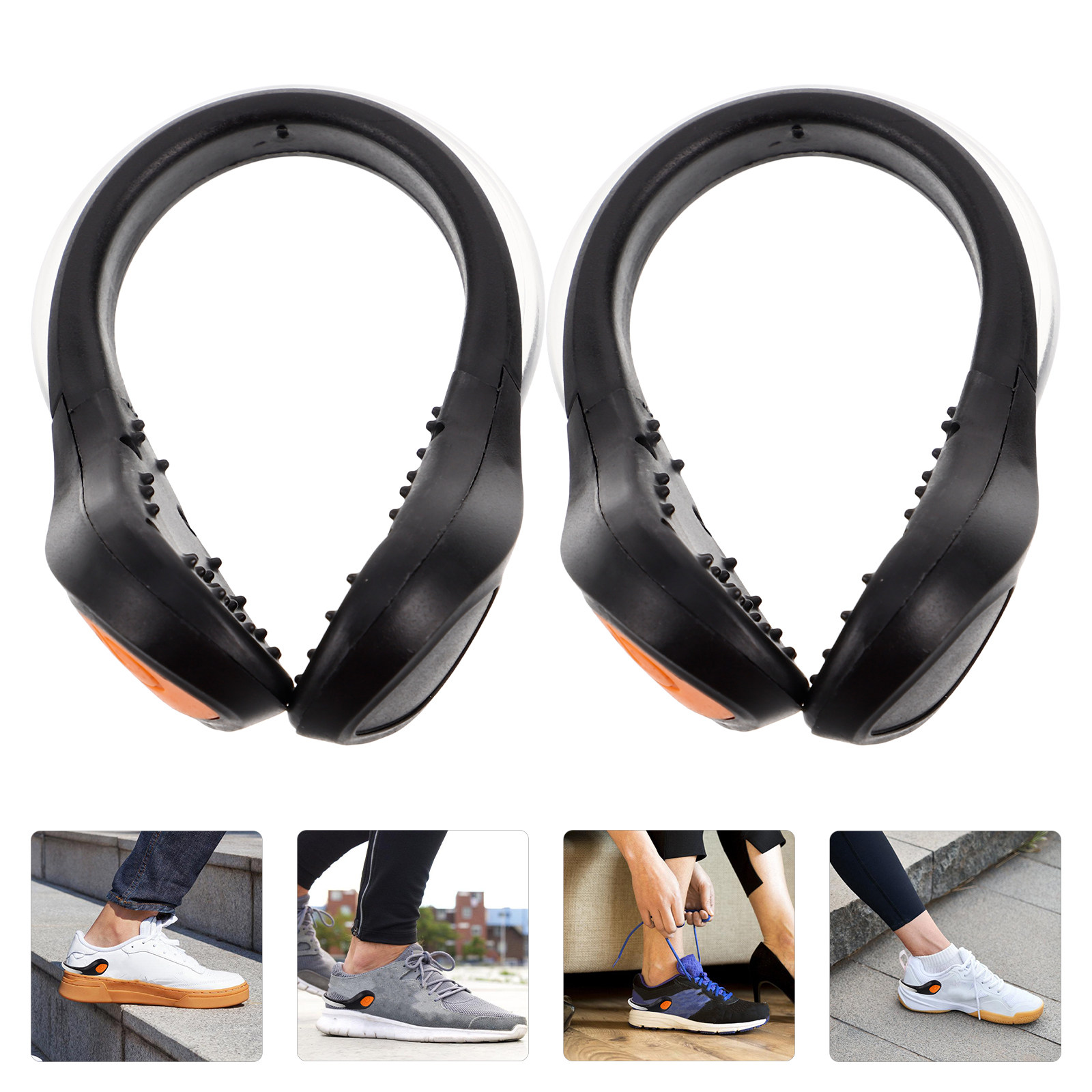2 個 LED シューズクリップライトナイトランニングギアフ - Running Gear Night のレビューと価格