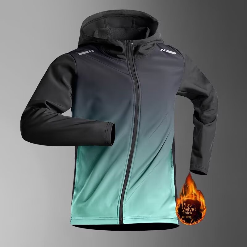 メンズ秋用速乾ランニングジャケット スポーティウィンドブレー - Running Gear Jacket のレビューと価格
