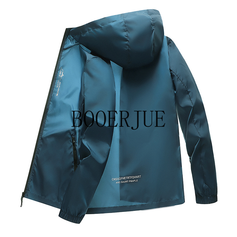アウトドアハイキングスポーツ夏メンズ防水ハイキングジャケット - Running Gear Jacket のレビューと価格