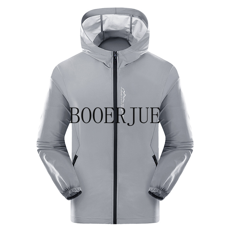 アウトドアハイキングスポーツ夏メンズ防水ハイキングジャケット - Running Gear Jacket のレビューと価格
