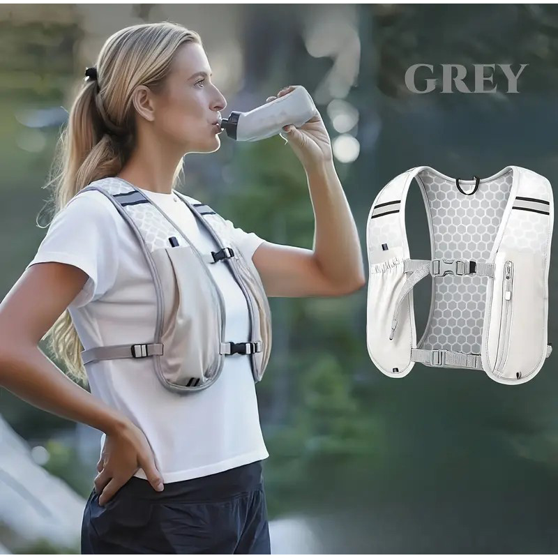 軽量ランニングベスト、携帯電話ポケット付き、通気性のあるハイ - Reflective Running Jacket のレビューと価格