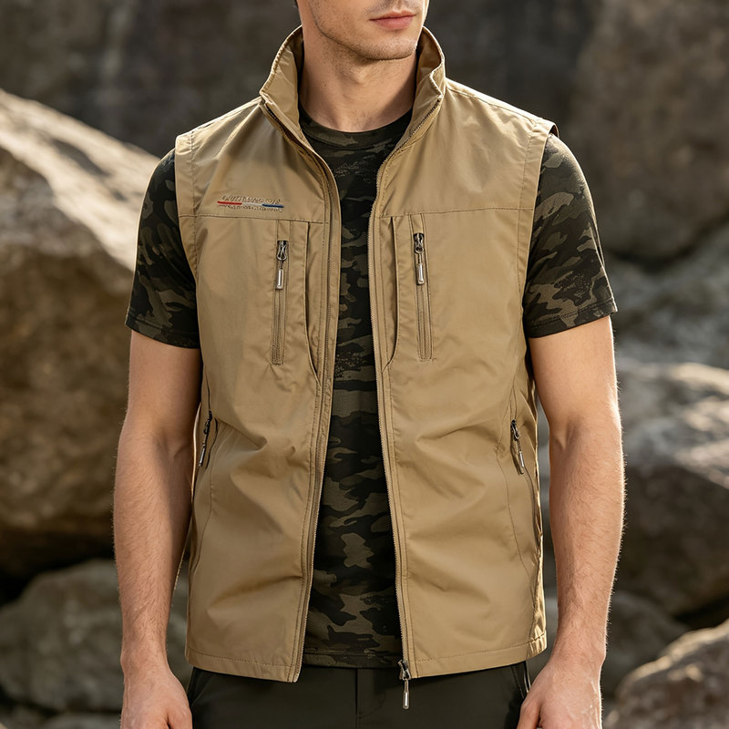 メンズ ベストジャケット、ランニングジャケット、袖なしシャツ - Running Gear Jacket のレビューと価格