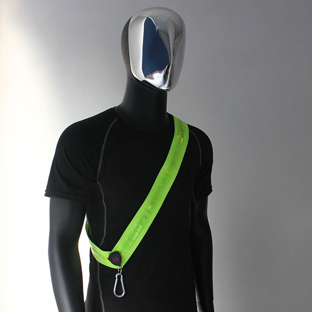LED ショルダーベルト充電式 LED 反射ランニングストラ - Running Gear Night のレビューと価格