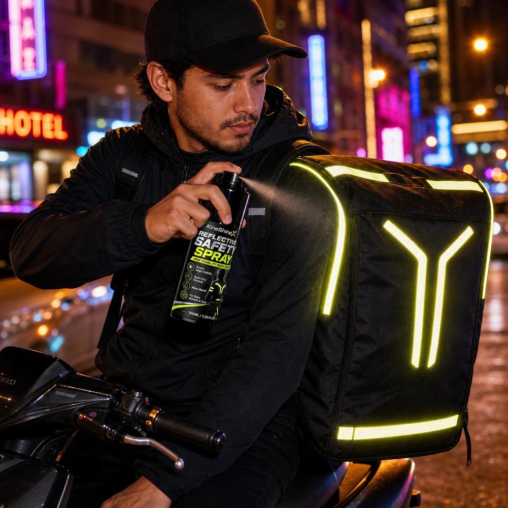 夜間反射安全スプレー高視認性コーティング塗料、サイクリング、 - Running Gear Night のレビューと価格